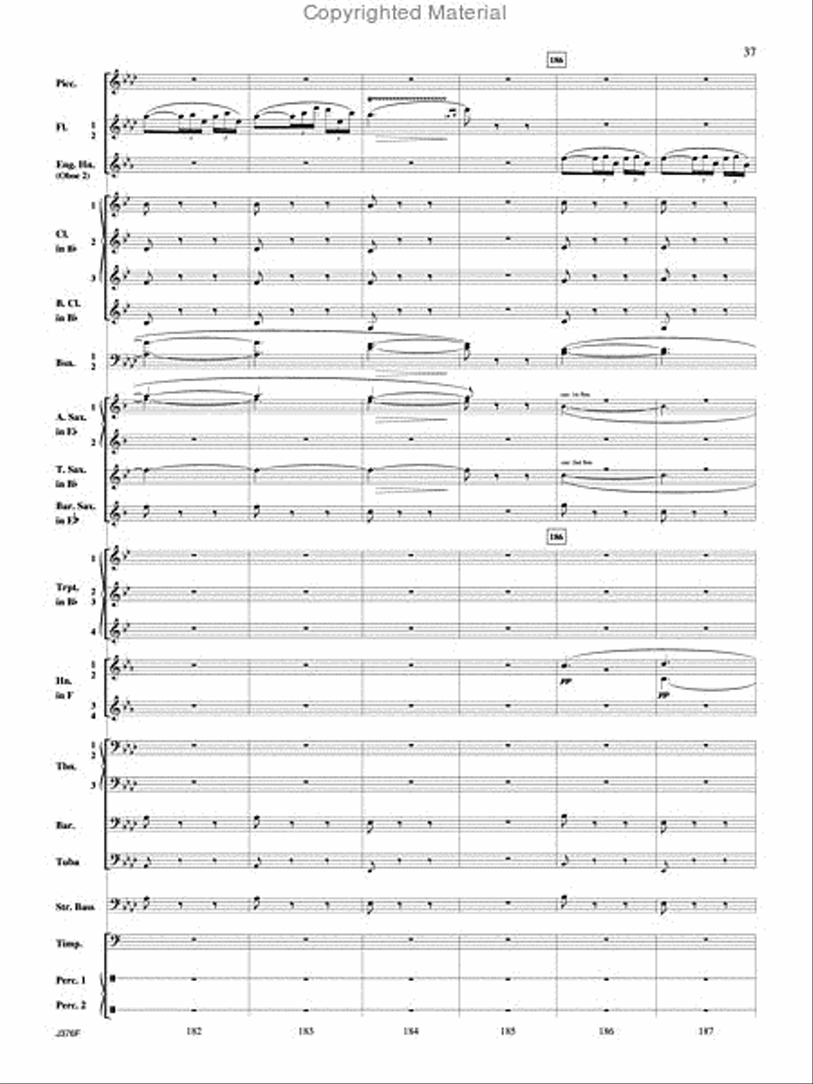 William Tell Overture Concert Band scores gallery preview page 38