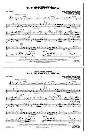 The Greatest Show (arr. Paul Murtha) - 1st Bb Trumpet