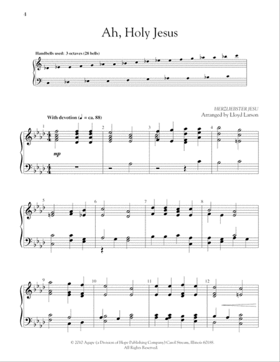Hymns of Joy and Praise, Vol 3 3-Octaves scores gallery preview page 4