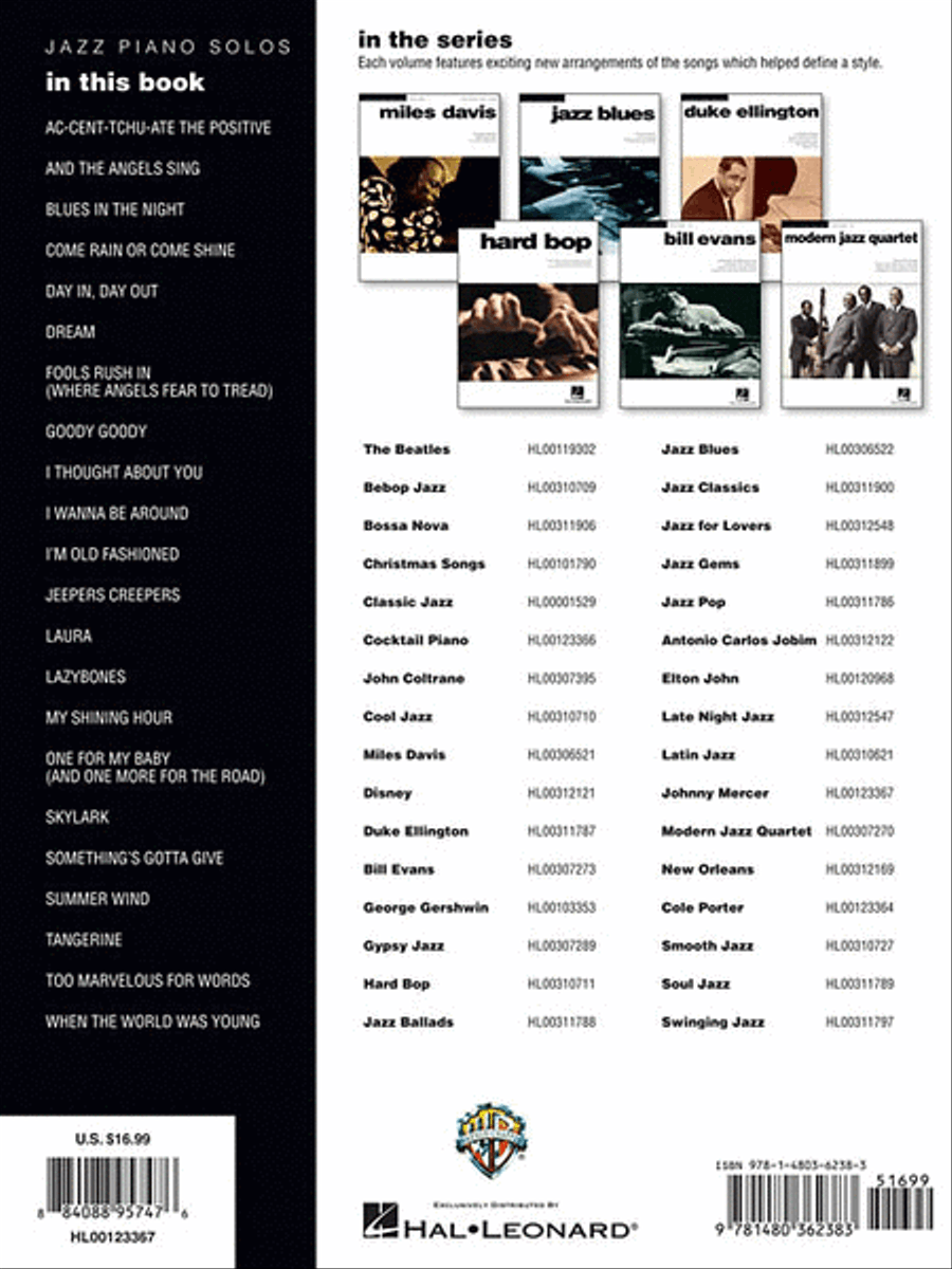 Johnny Mercer Johnny Mercer Piano Solo scores gallery preview page 2