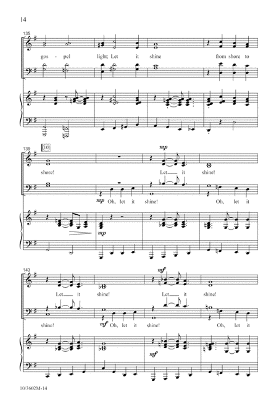 Send the Light 4-Part scores gallery preview page 15