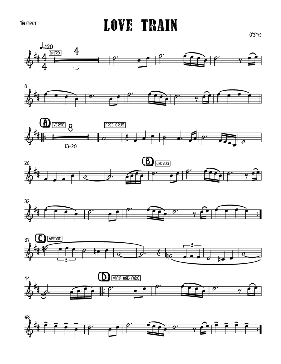 Love Train Love Train Small Ensemble scores gallery preview page 2