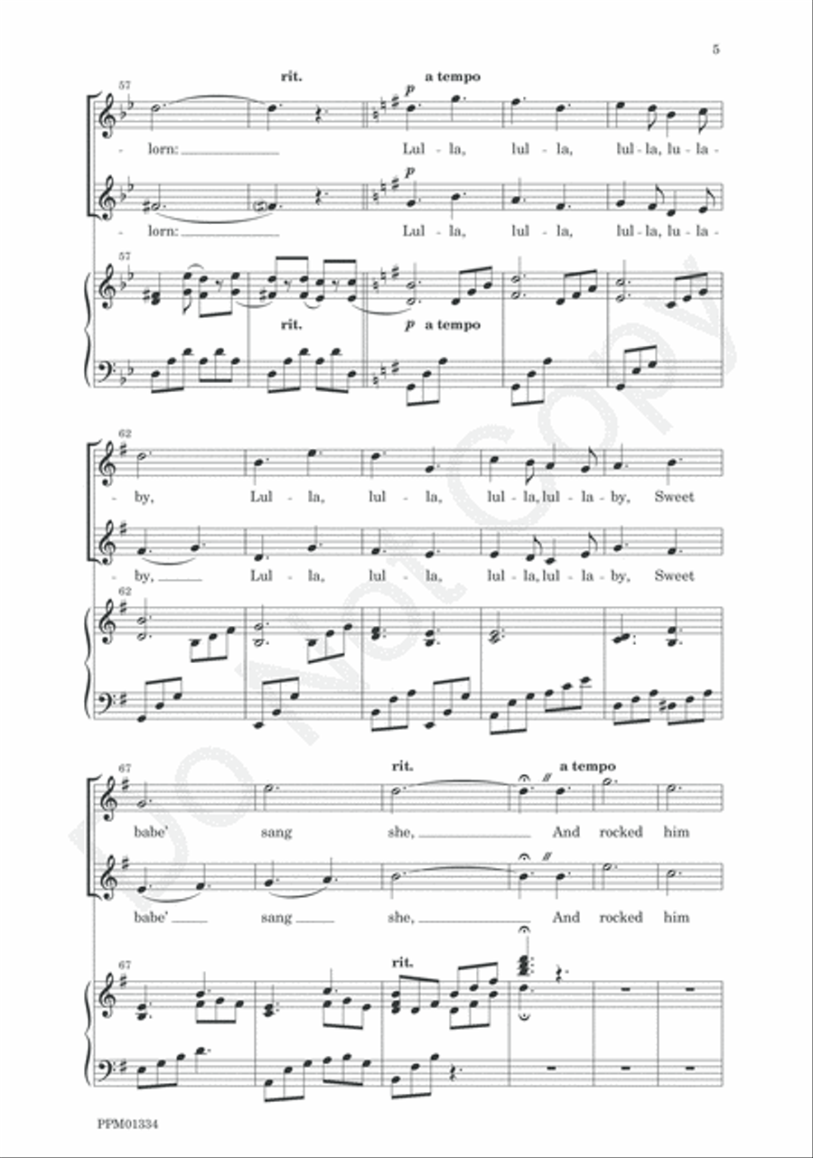 Lute-Book Lullaby Lute-Book Lullaby Women's Choir scores gallery preview page 8