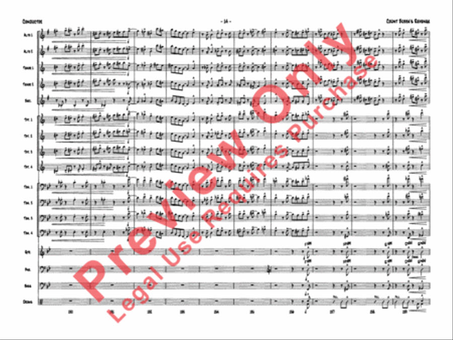 Count Bubba's Revenge Jazz Ensemble scores gallery preview page 16