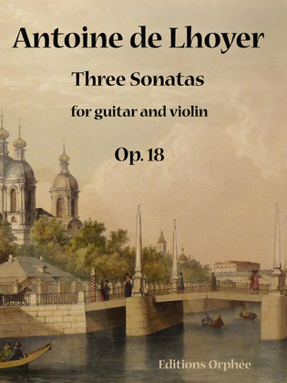 Book cover for 3 Sonatas for Guitar and Violin