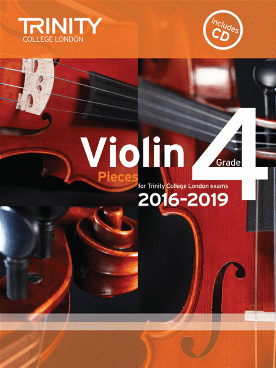 Violin Exam Pieces 2016-2019: Grade 4 (score, part & CD) Violin scores gallery preview page 1