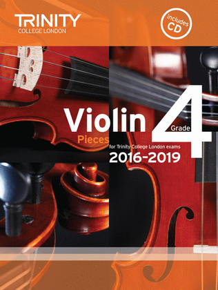 Book cover for Violin Exam Pieces 2016-2019: Grade 4 (score, part & CD)