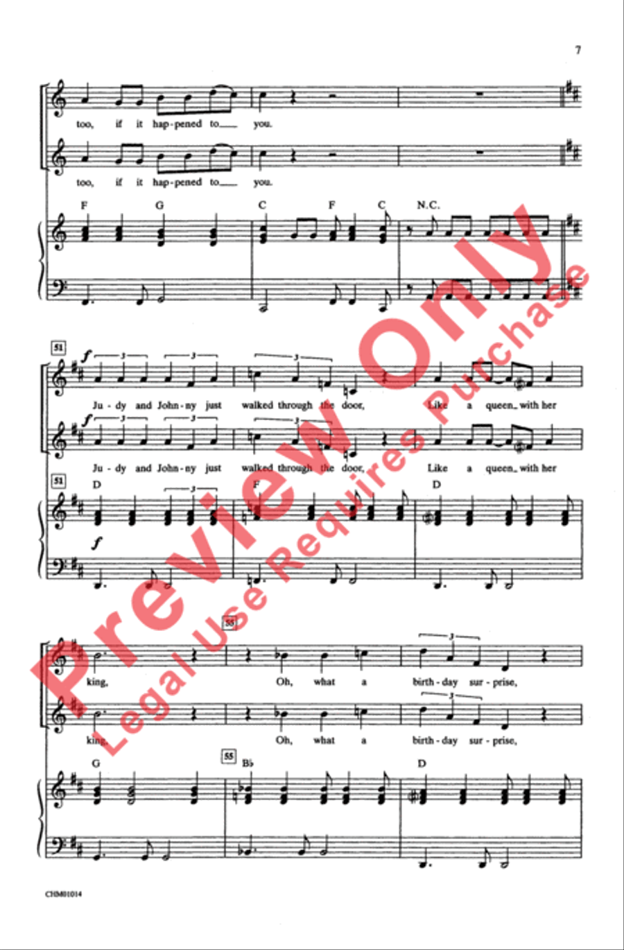 It's My Party Women's Choir scores gallery preview page 7
