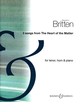 Book cover for Three Songs from The Heart of the Matter