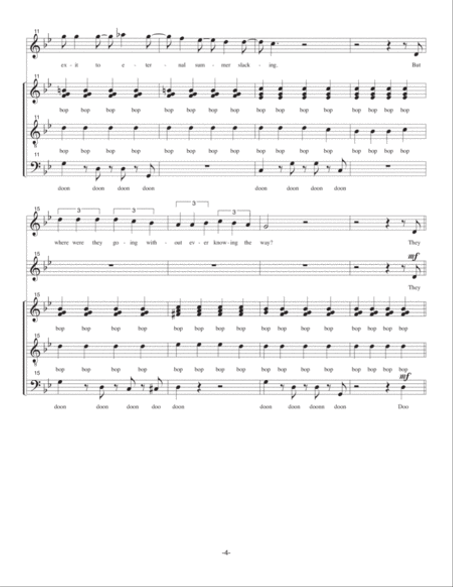 The Way The Way 4-Part scores gallery preview page 4