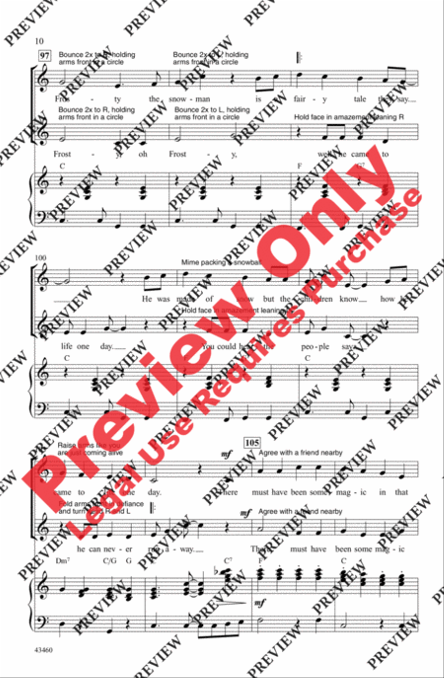 Frosty the Snowman 2-Part scores gallery preview page 10