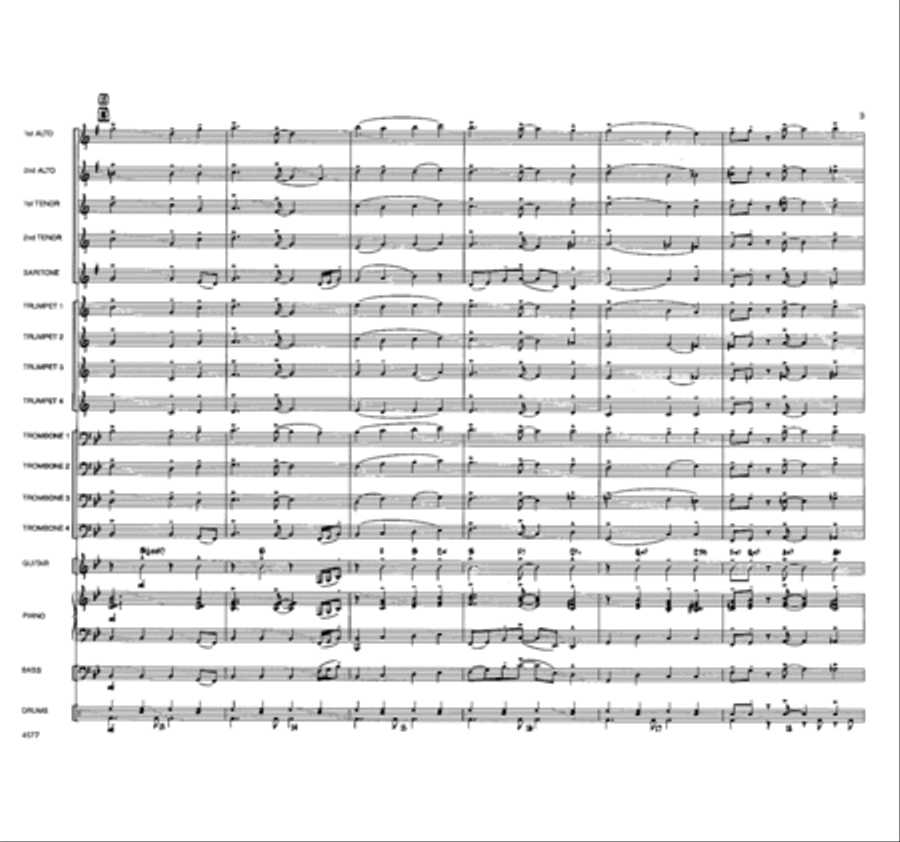O Come, All Ye Faithful Jazz Ensemble scores gallery preview page 4