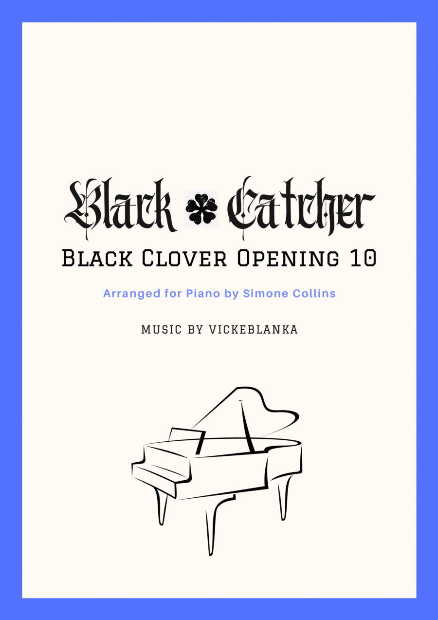 Black Catcher Piano Solo scores gallery preview page 1