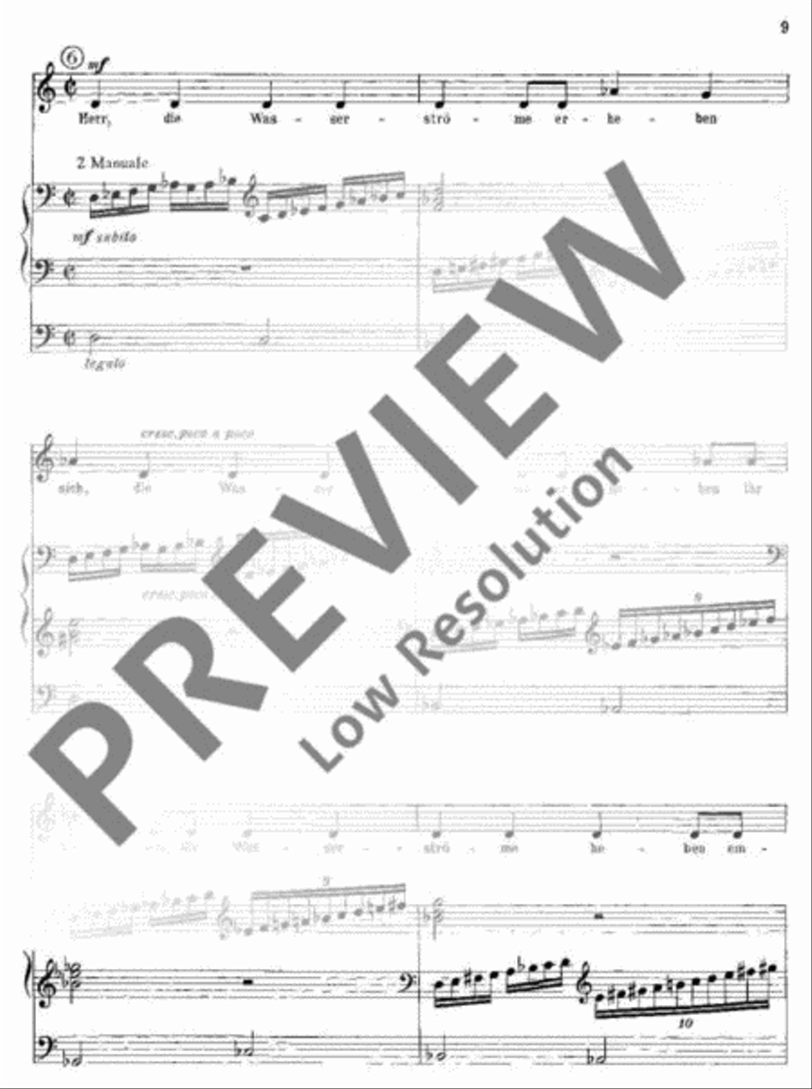 Der 93. Psalm Unison Choir scores gallery preview page 10