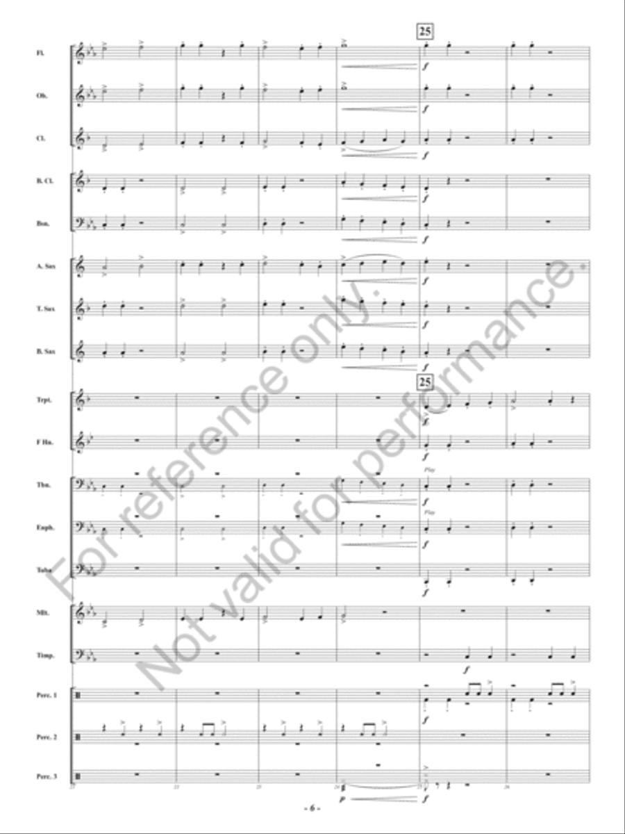 Dark Forest Dance Dark Forest Dance Concert Band scores gallery preview page 7