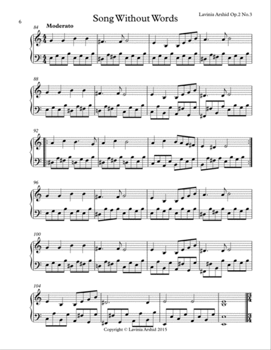 Opus 2: Asian Travels and Other Easy Pieces Easy Piano scores gallery preview page 6