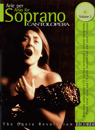 Book cover for Cantolopera: Arias for Soprano - Volume 3