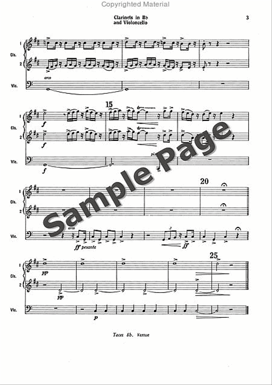 Virtutes Virtutes Clarinet scores gallery preview page 6