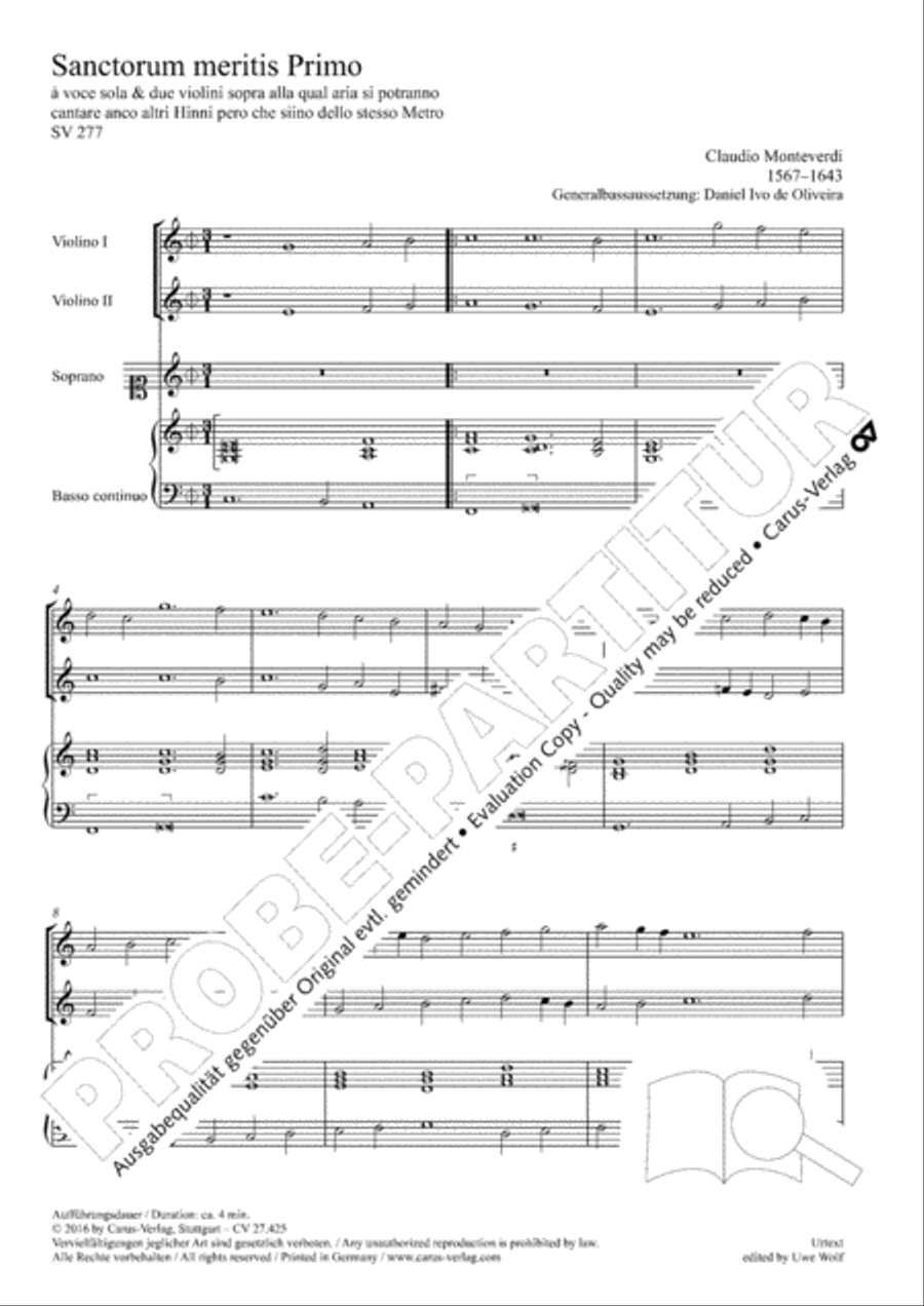 Sanctorum meritis Sanctorum meritis Violin scores gallery preview page 7