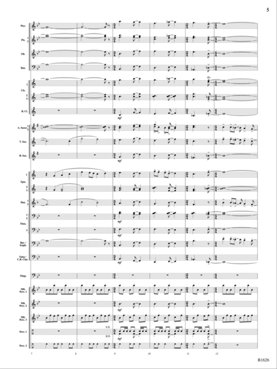 That Which Binds Us: Score Concert Band scores gallery preview page 5