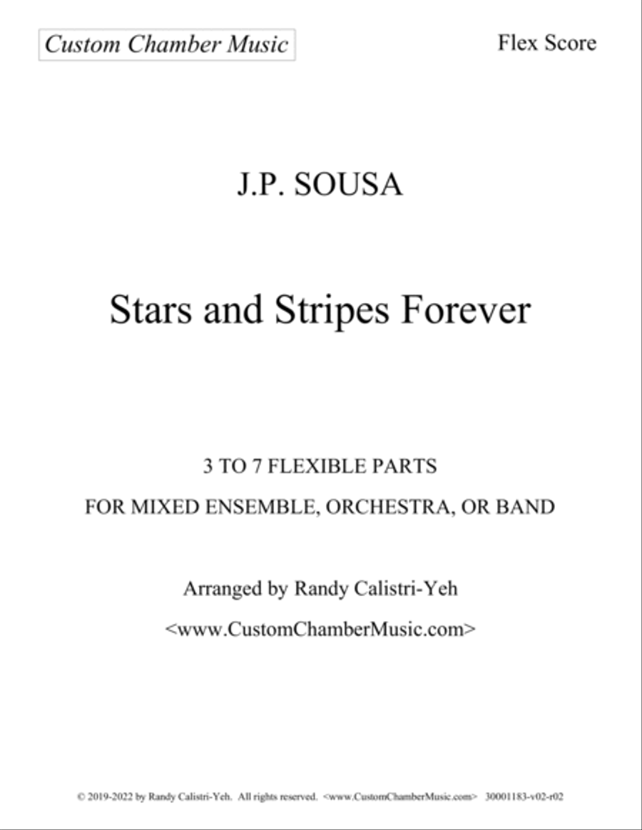 Sousa Stars and Stripes Forever (Flexible Ensemble) image number null