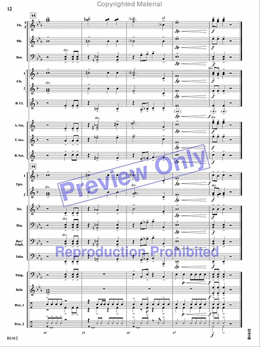 Jubilations! Concert Band scores gallery preview page 11