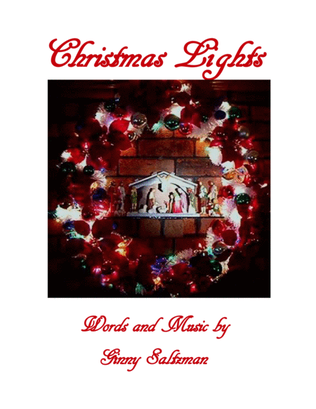 Book cover for Christmas Lights - from "Christmas Lights - A Christmas Musical for Children"