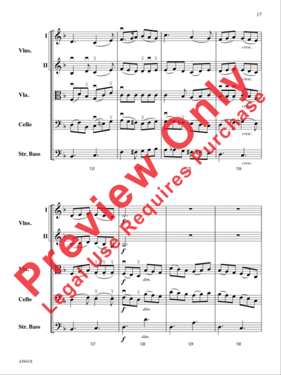 Scherzo for String Orchestra String Orchestra scores gallery preview page 18