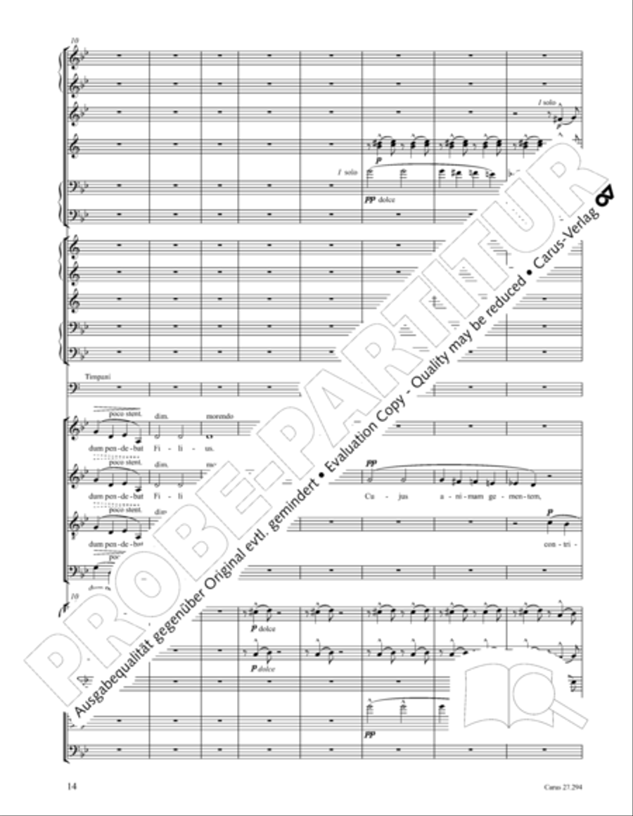 Stabat mater Stabat mater 4-Part scores gallery preview page 15