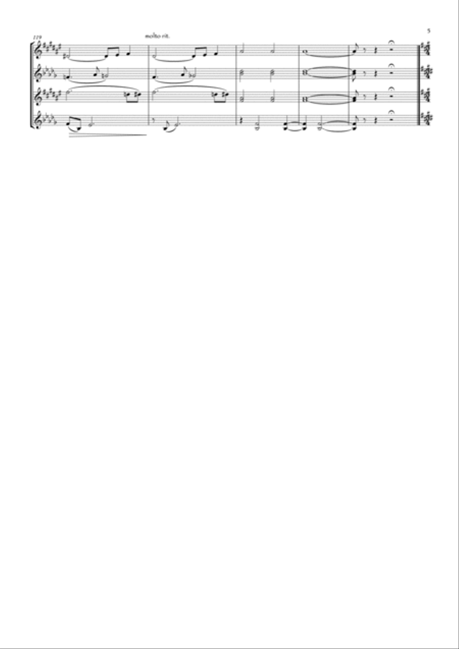 Three Idylls Woodwind Ensemble scores gallery preview page 5