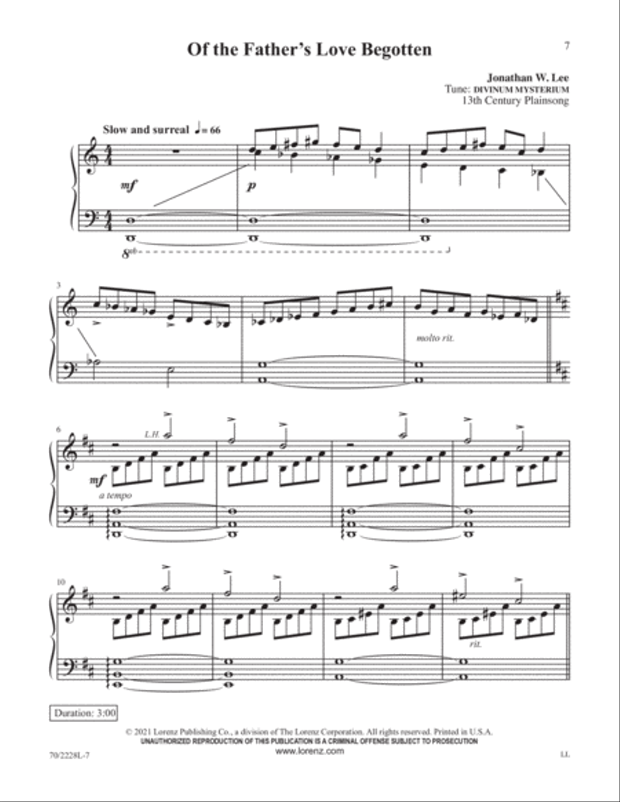 Jesus, Priceless Treasure Piano Solo scores gallery preview page 3