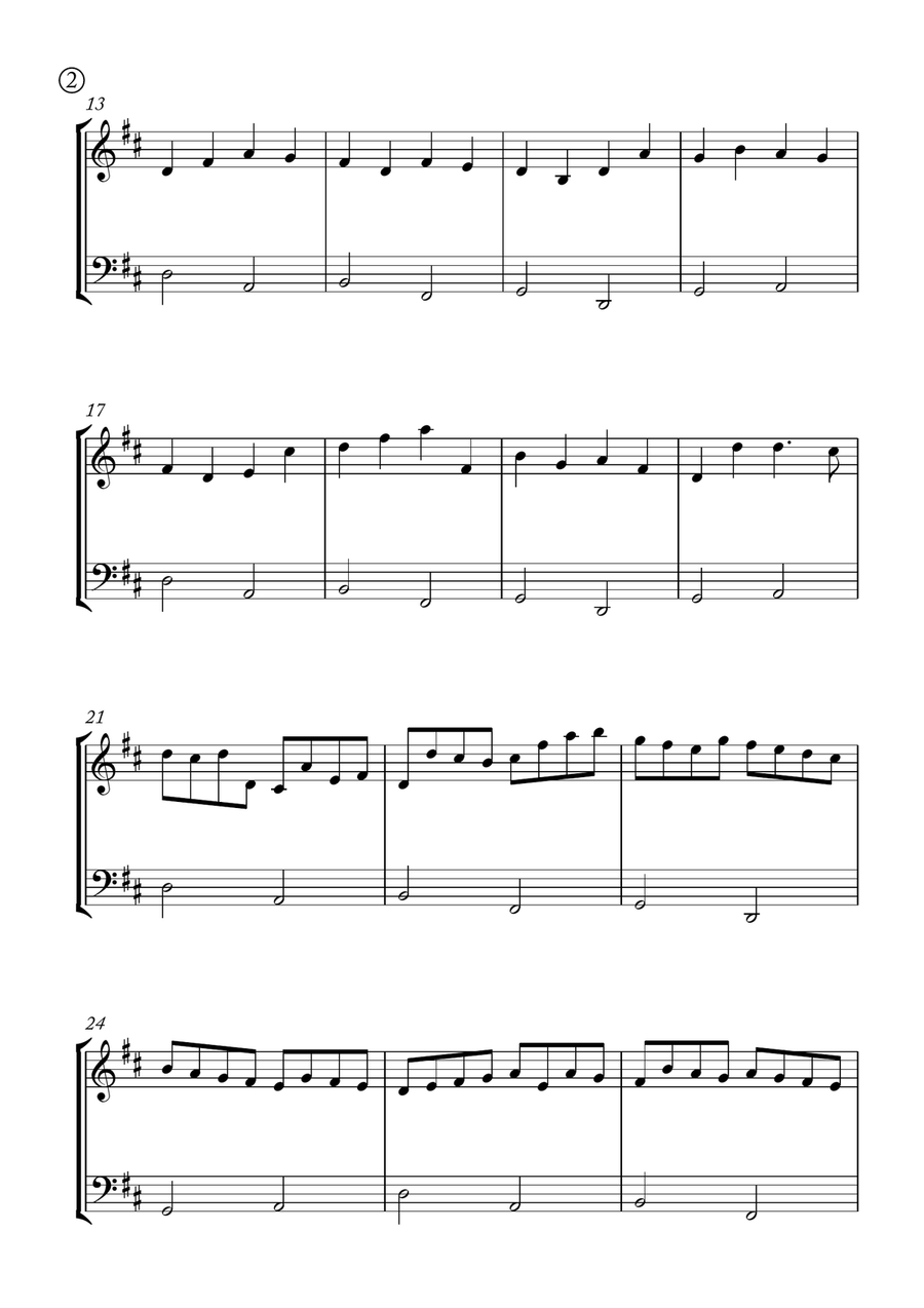 Canon in D String Duet scores gallery preview page 2