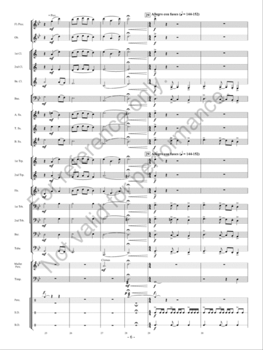 Fate of the Gods Fate of the Gods Concert Band scores gallery preview page 7