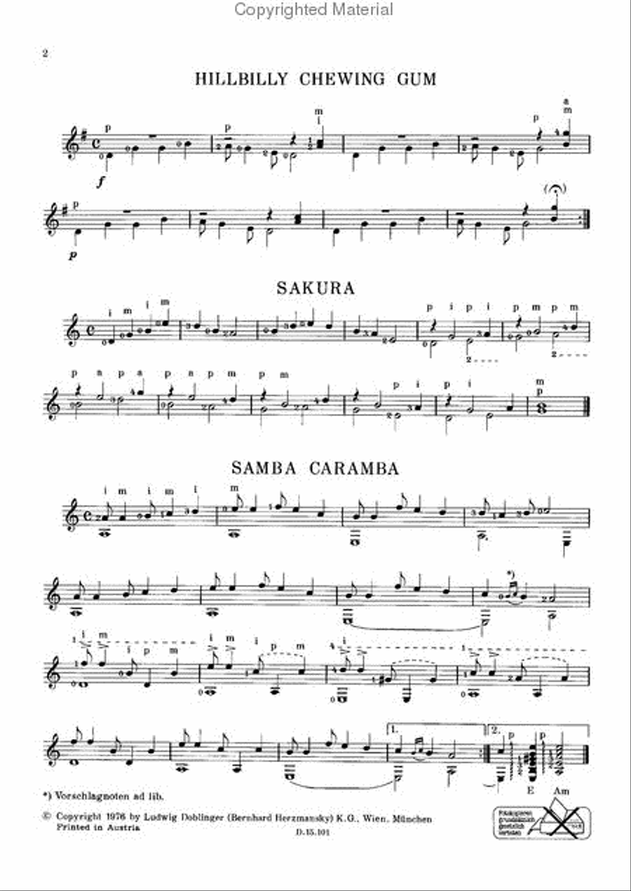 Easy Guitar Easy Guitar scores gallery preview page 3
