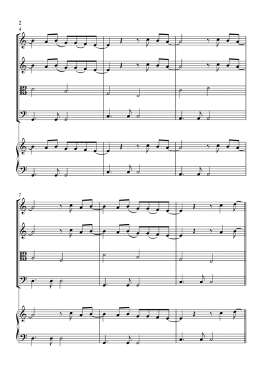 Flowers String Quartet scores gallery preview page 2
