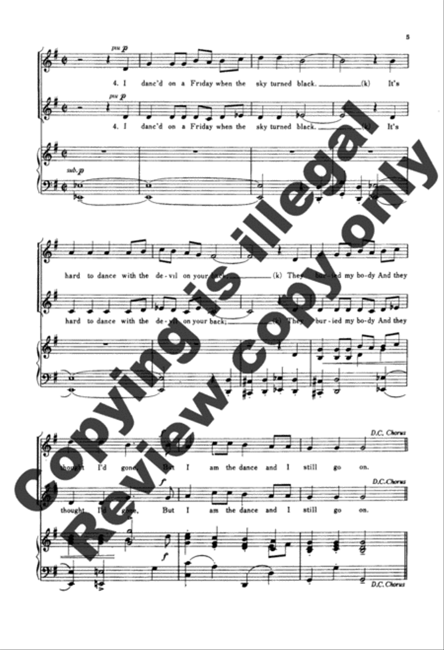 Lord of the Dance Lord of the Dance SA scores gallery preview page 4