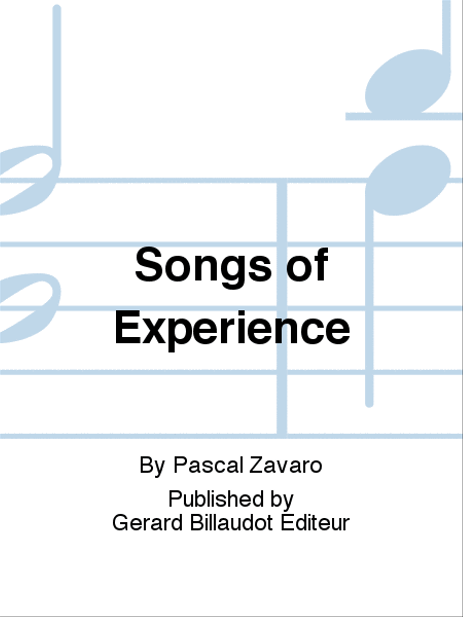 Songs of Experience Violin scores gallery preview page 1