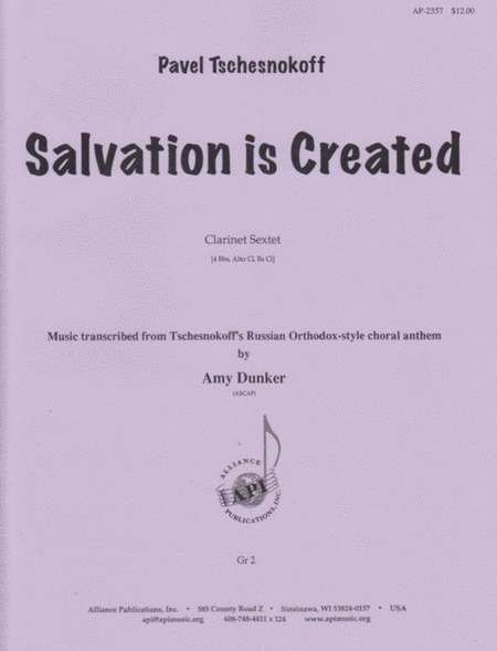 Salvation is Created - Clarinet Choir image number null