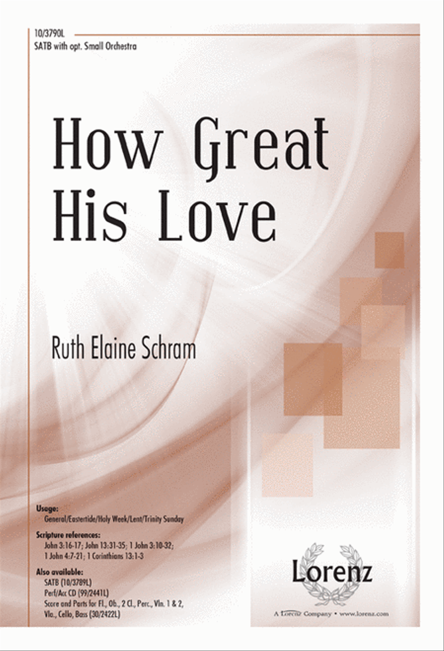 How Great His Love 3-Part scores gallery preview page 1