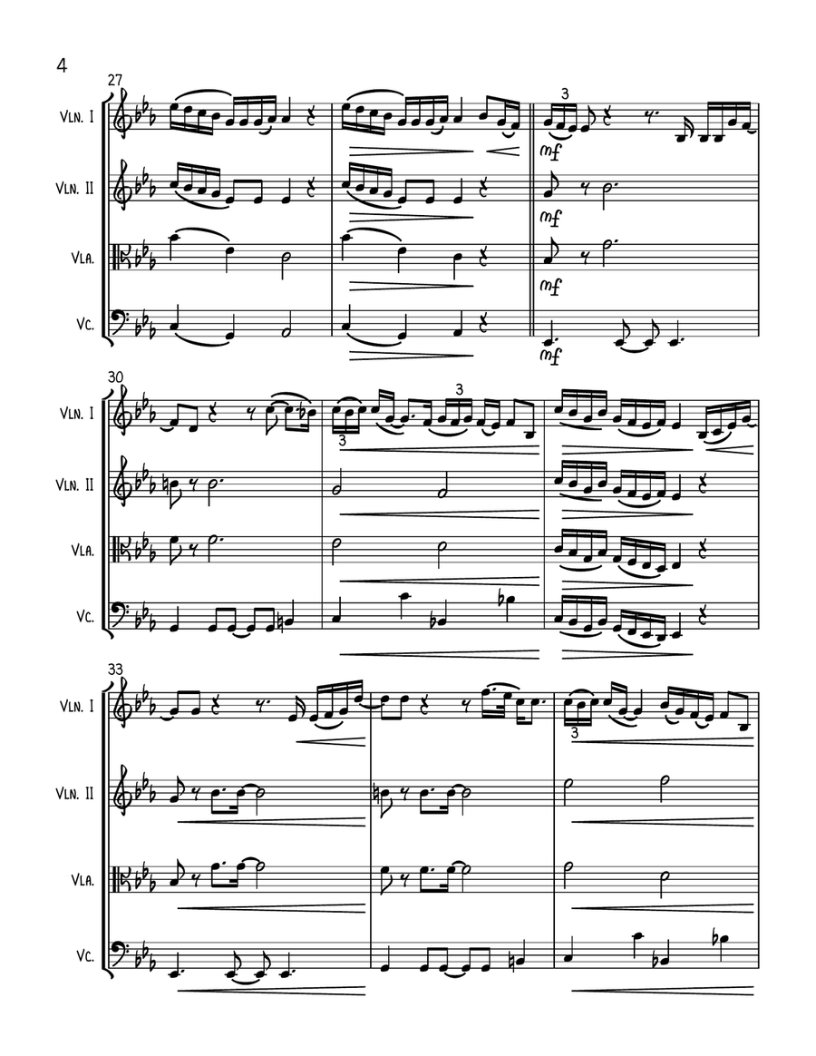Pov String Quartet scores gallery preview page 4