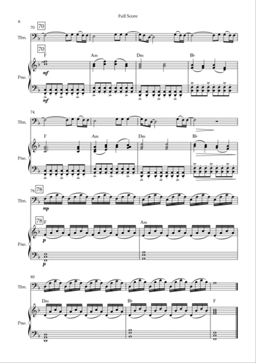 You Say Piano scores gallery preview page 6