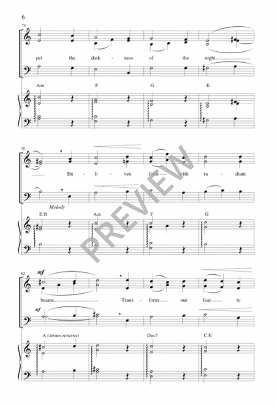 O Star of Beauty O Star of Beauty 4-Part scores gallery preview page 6