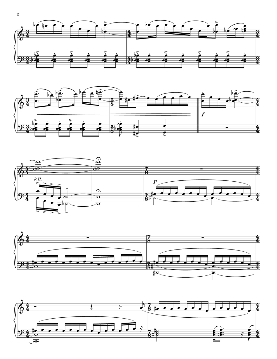 The Ewebb (from Star Wars: The Mandalorian) Piano Solo scores gallery preview page 2