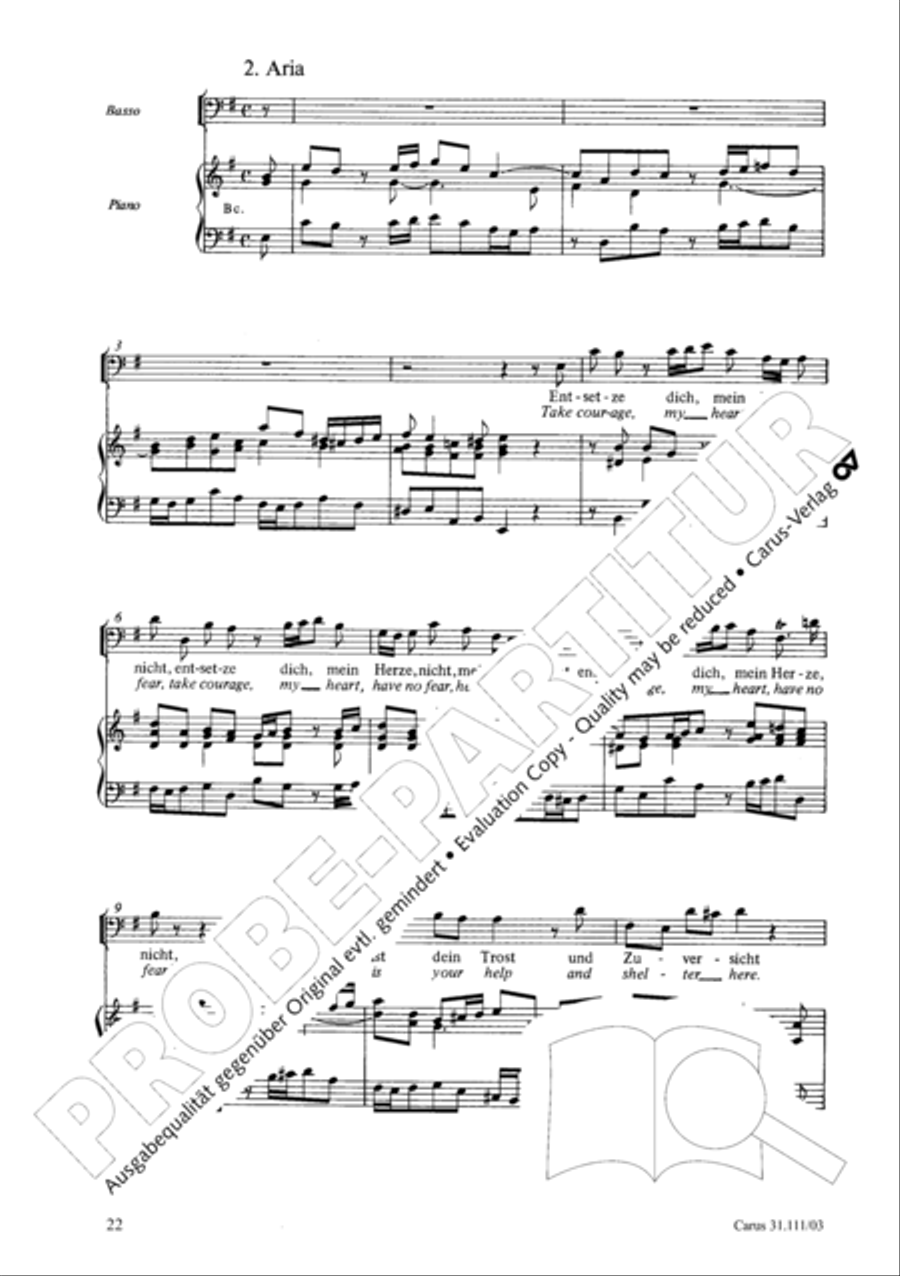 God's will is best, it shall be done (Was mein Gott will, das g'scheh allzeit) 4-Part scores gallery preview page 23