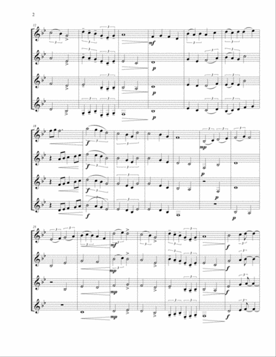 Sometimes a Rainbow Brass Ensemble scores gallery preview page 2