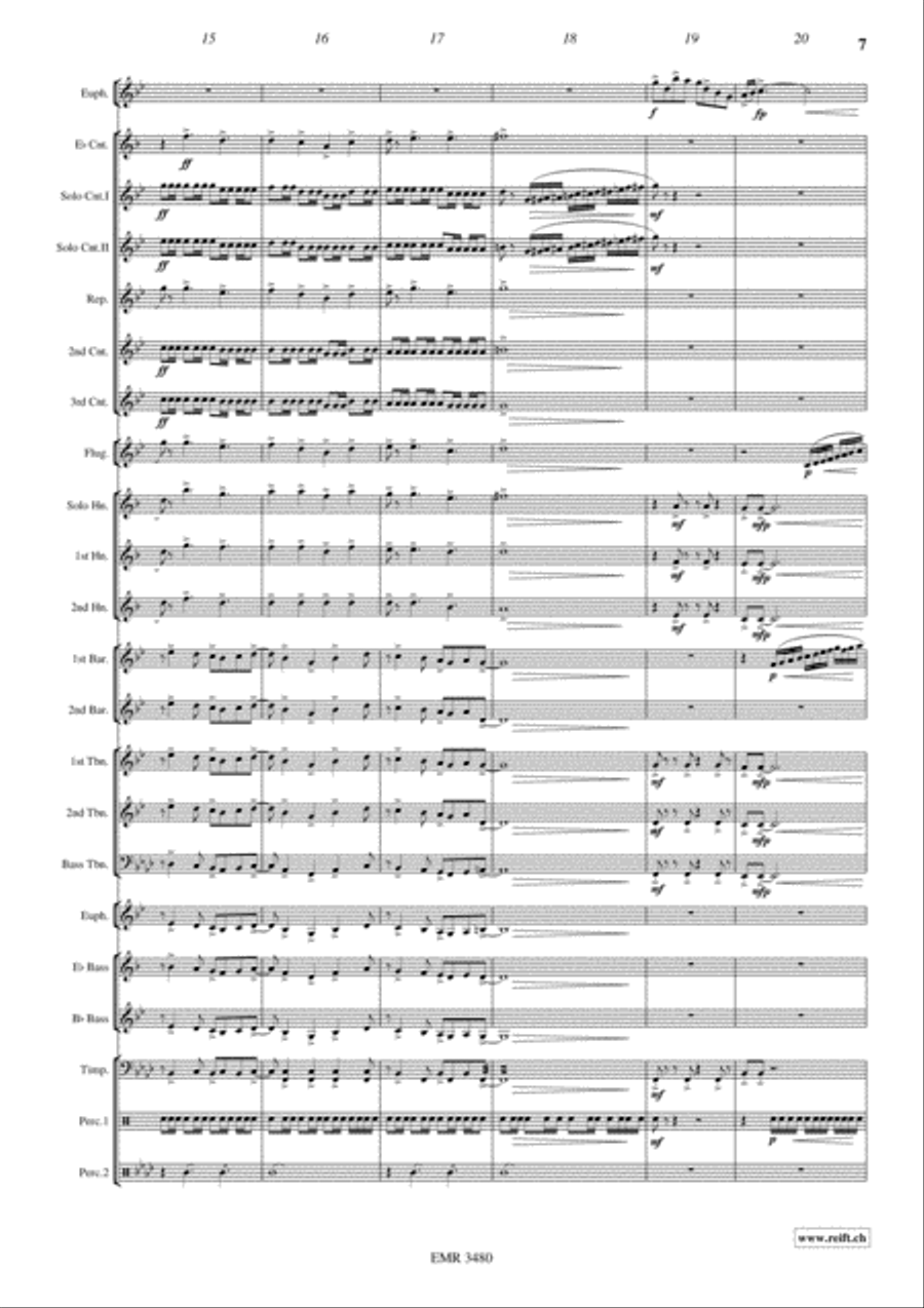 Devil's Concertino Devil's Concertino Brass Band scores gallery preview page 8