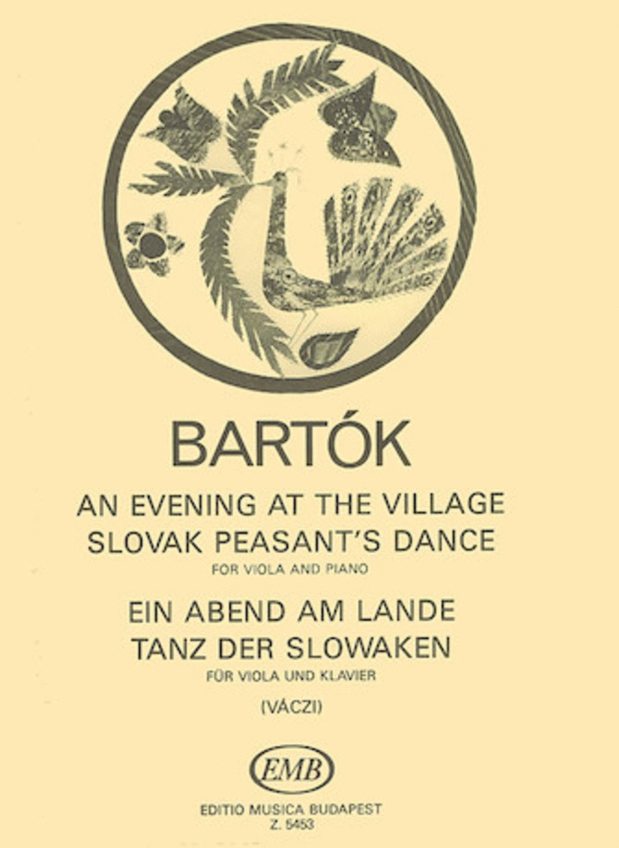 Bela Bartok: An Evening in the Village - Slovak Peasant