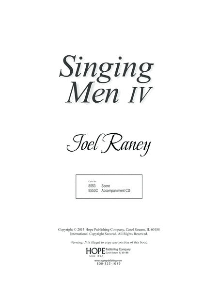 Singing Men IV