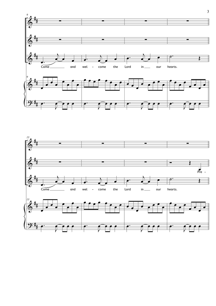 Prepare Ye Prepare Ye SSA scores gallery preview page 3
