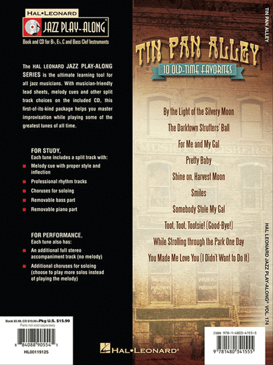 Tin Pan Alley C Instrument scores gallery preview page 2